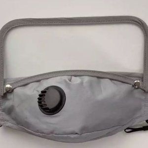 Gray Reusable/Washable Face Mask with Shield